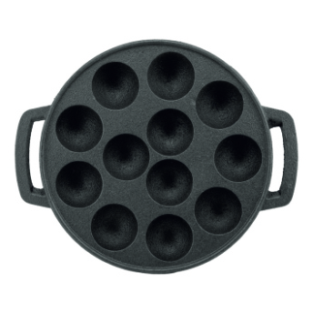 RIVEDA Cast Iron Appam Pan 12 PIT